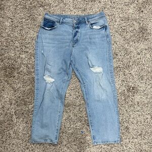 Light Blue Distressed Jeans